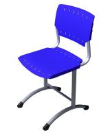 Стул ученический регулируемый, синий